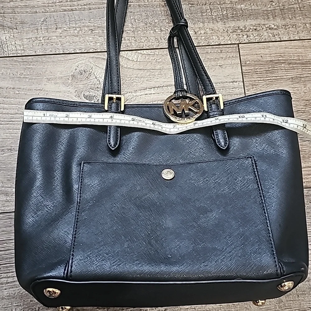 Michael Kors Medium Jet Set Saffiano Leather Tote Adrimal
